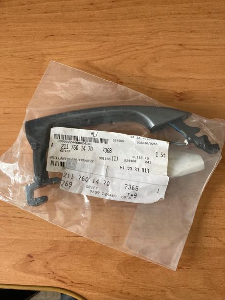 Vonkalšia kľučka mercedes e, mercedes-benz