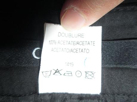 Velmi kvalitna cierna sukna zn. caroll, velk. xs-s, s