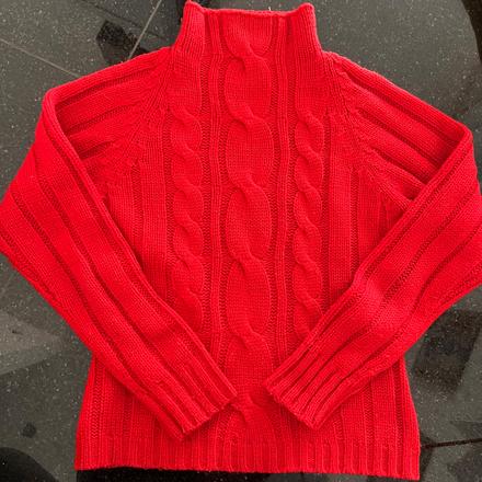 Sara zimný pletený pulovrik teplý, s