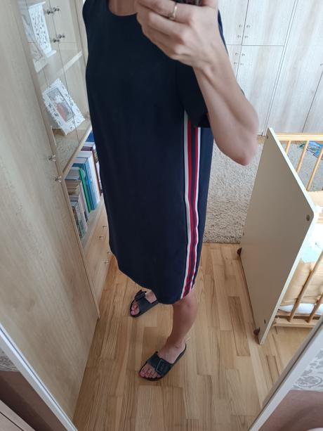 Tmavomodré šaty tommy hilfiger, tommy hilfiger,s