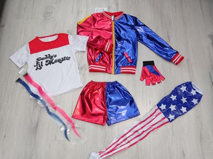 Harley quinn sada 6 dielov 7/8 rokov, 