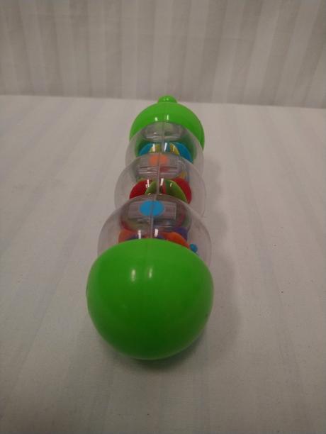 Plastová hrkálka medvedík, 18 cm,