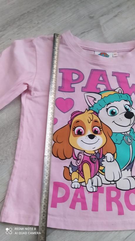 Dievčenské tričko paw patrol v.104, nickelodeon,104