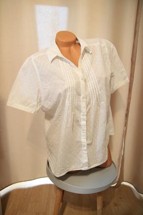 Biela bavlnená košeľa, xxl, xxl