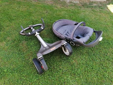 Kočík stokke xplory v4 black melange, stokke,stokke xplory v4