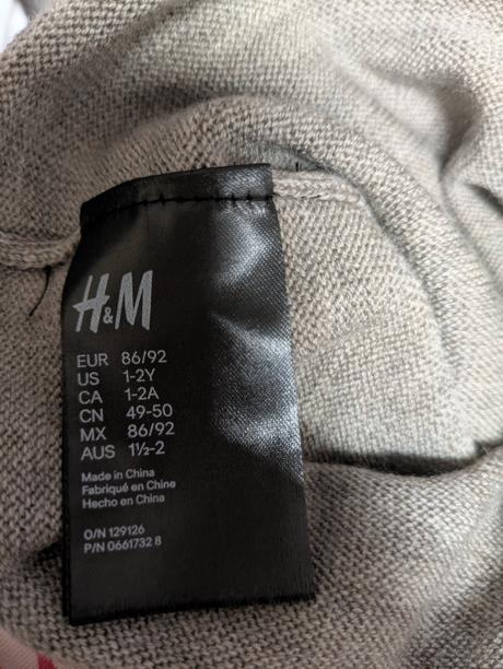 Prechodná čiapka hm, h&m,86