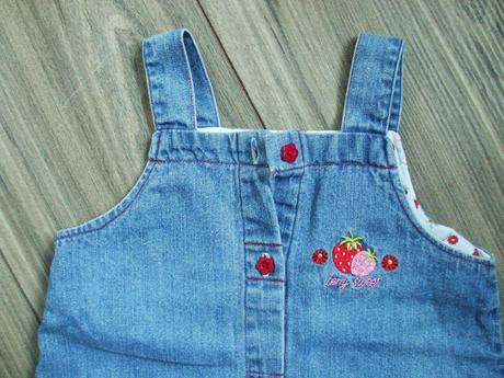 Rifľové šaty-tričko, 74