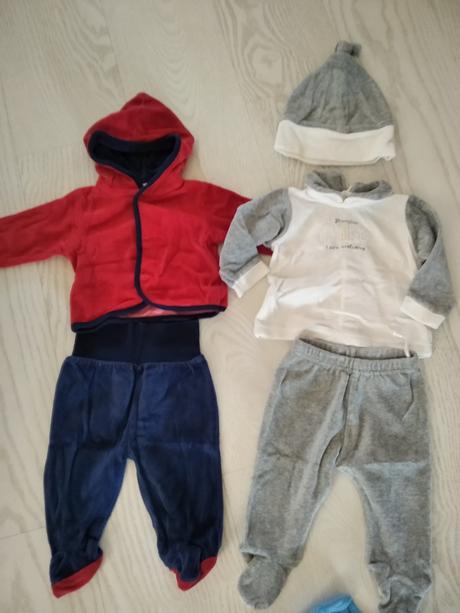 Velurove komplety veľkosť 62, 50–62