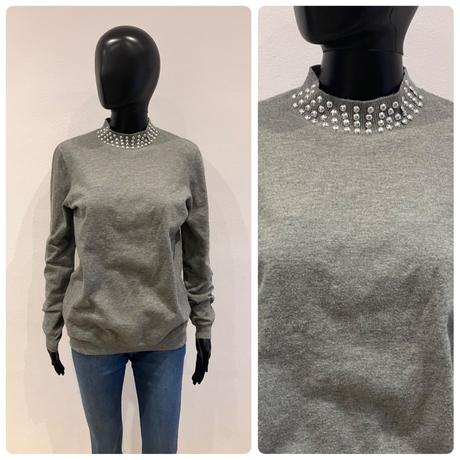 Dámsky sveter s rolákom a kamienkami (xl), mohito,xl