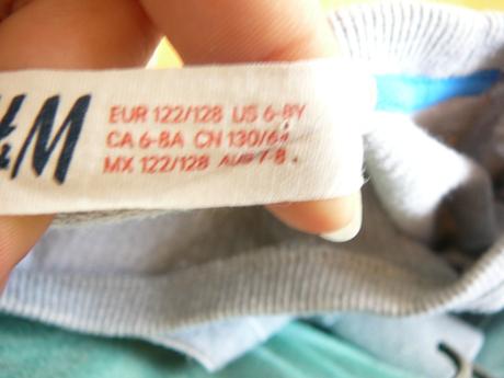 Chlapcenska stylova mikina, h&m,122