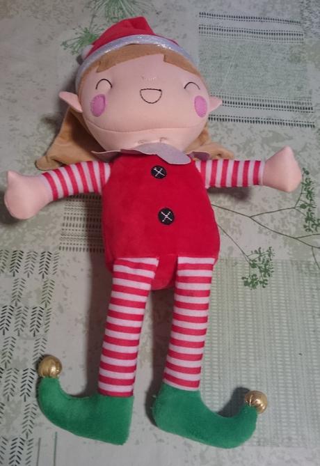 Plyšový vianočný škriatok, 50 cm,