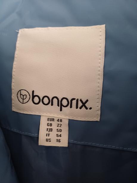 Dámska modrá bunda, bonprix,48