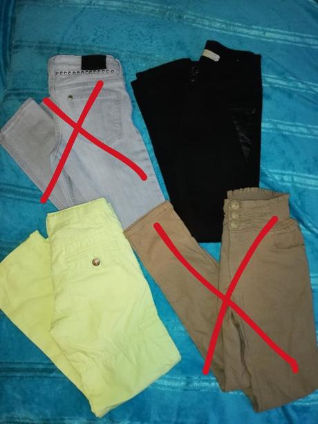 Dievčenské rifle/nohavice 134/140, 134