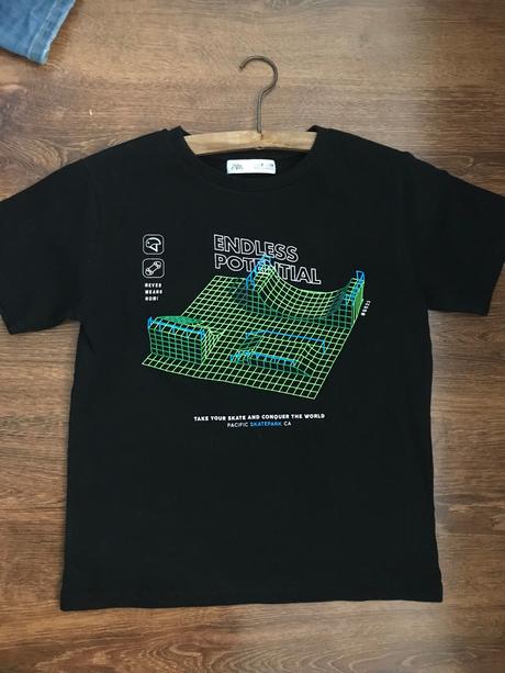 Šmrncové tričko top stav, zara,128