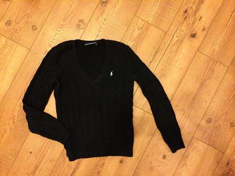 Cierny rl svetrik damske m, ralph lauren,m