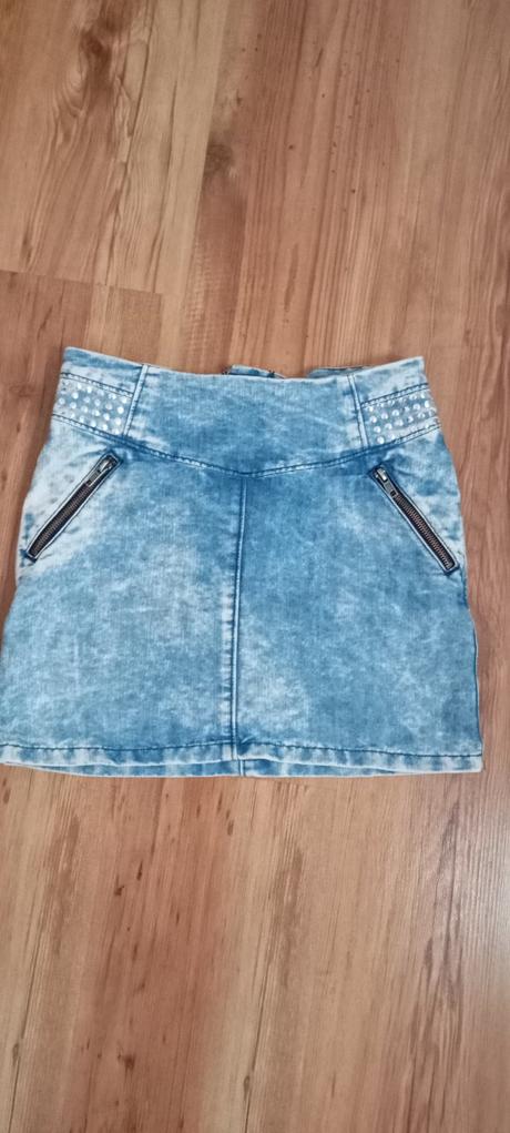 Riflové sukňa, c&a,146