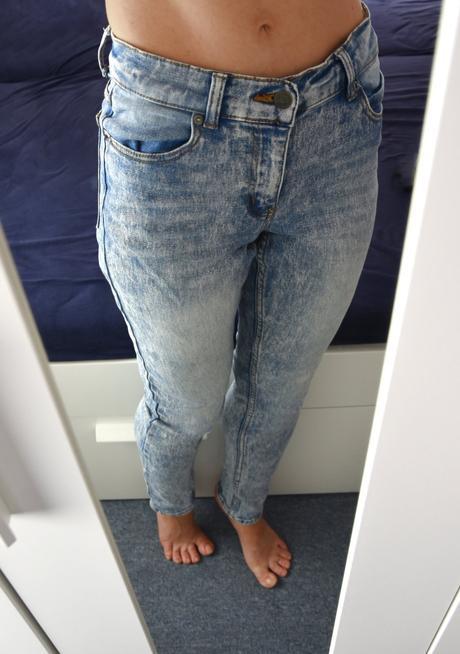 Cheap monday svetlomodre slim fit rifle xs/s pc 60, s