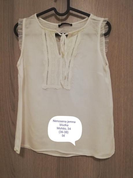 Nenosena jemna letna bluzka, 34, mohito,34