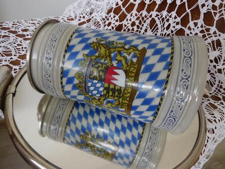 Korbel bayern s cínovým víkom, top top stav,, 
