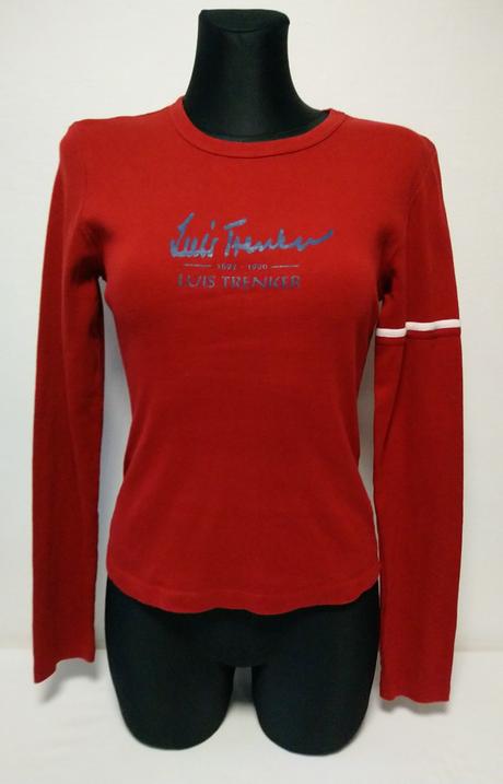 Dámsky červený top, luis trenker, xs