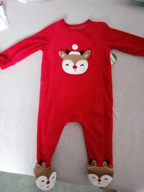 Hrubšie vianocne pyzamo, c&a,74