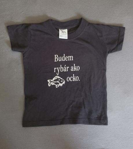 Detské tričko s motívom rybárčenie, 110