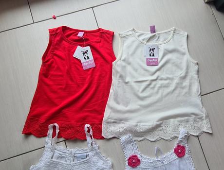 4x bluzka pre dievčatko, 110