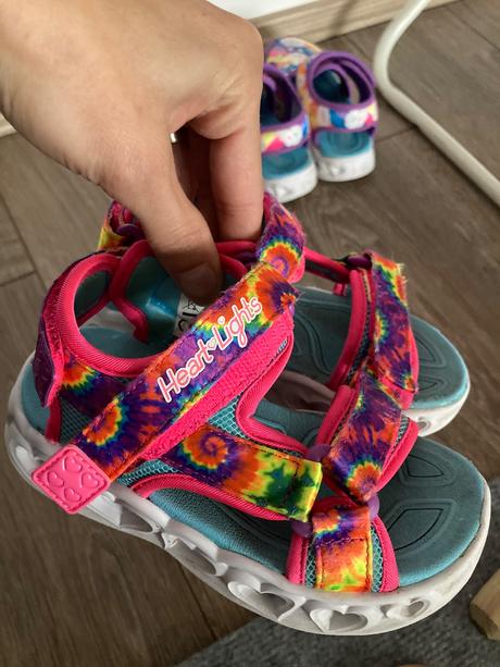 Skechers heart lights sandále, skechers,25