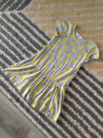 Citronikové šaty/tunika 110/116, h&m,116