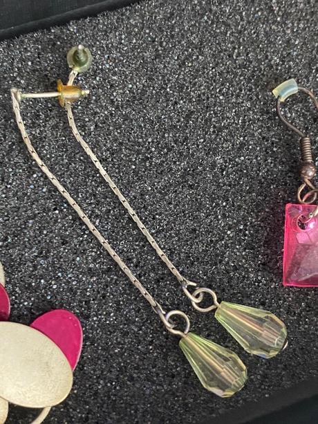 Staršie retro náušnice,