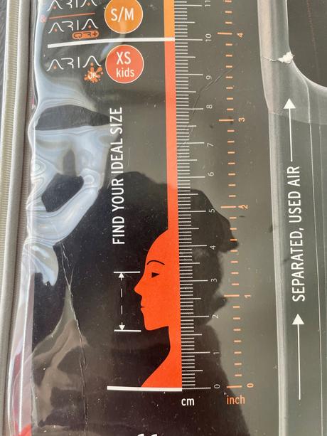 Potápačska maska pre deti aria, 