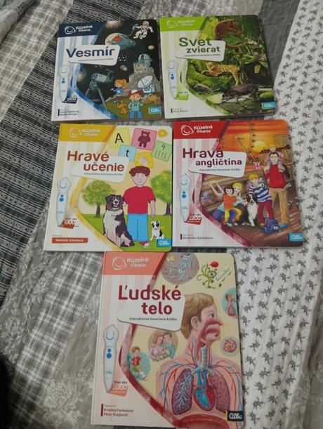 Albi kúzelné čítanie sada s perom a 5 kníh, 