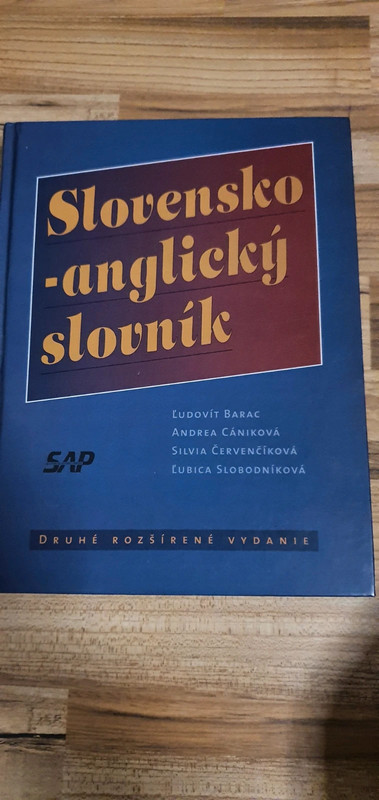 Slovensko - anglicky slovnik ludovit barac, 