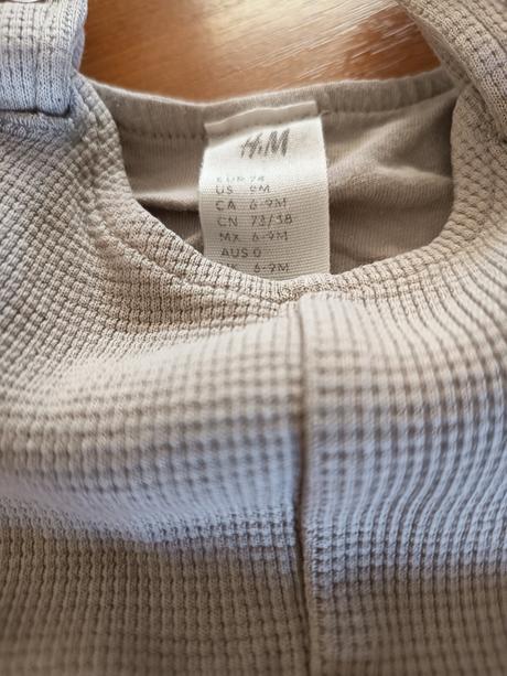 Overal/nohavice na traky 6-9 mesiacov - 74, hm, h&m,74