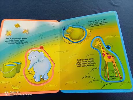 Noemova archa - kniha aktivít, penová kniha s vkla, 