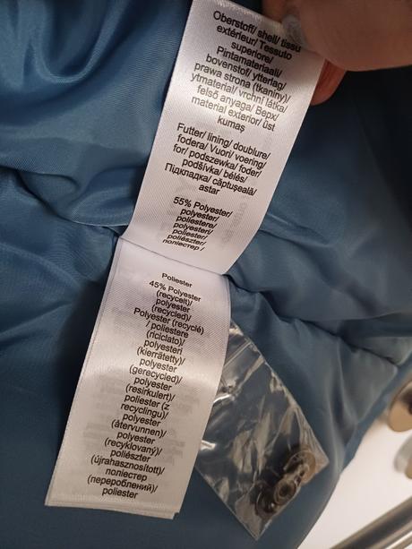 Dámska modrá bunda, bonprix,48