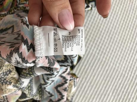 Farebná blúzka na leto, s