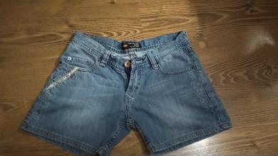 Rifľové kraťasy, málo nosené m, l