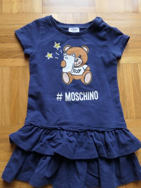 Moschino original krasne dievcenske saty 2r., moschino,92