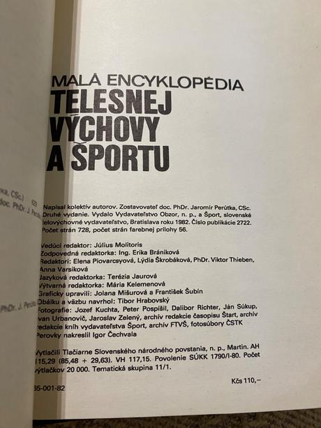 Veľká malá encyklopédia telesnej výchovy a športu,