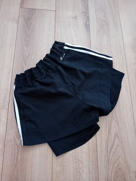 Krátke legíny s kraťasmi adidas, adidas,xs