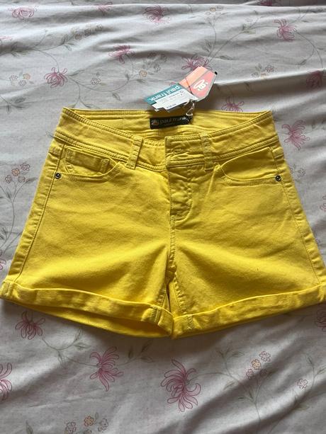 Paul frank krátke žlté nohavice, xs