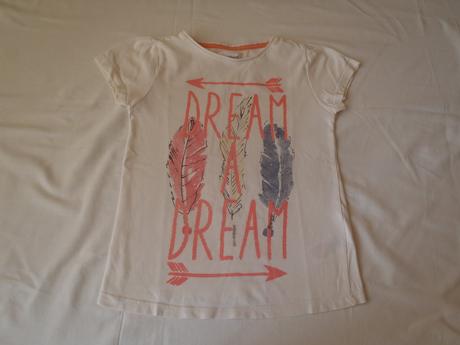 Tričko biele s potlačou, f&f,116