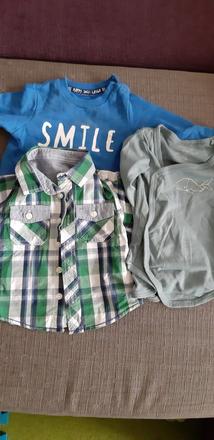 Mikina,košela,body, 68–80