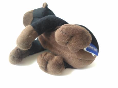 Plyšová opica gorila,