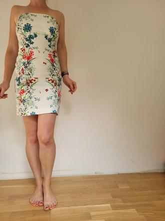 Letne kvetinove saty, zara,s