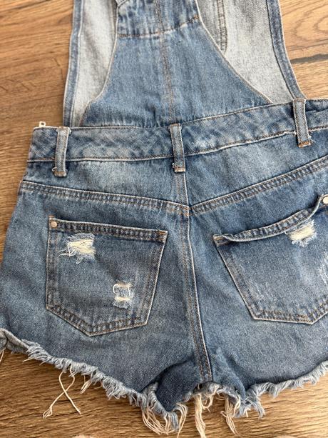 Šortky na traky xxs, denim,xs