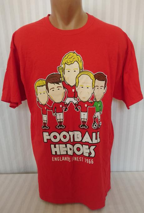 Pánske červené tričko s motívom, tiny idols, l