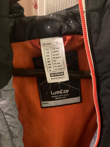 Zimna bunda_chlapec_134-140, wedze,134