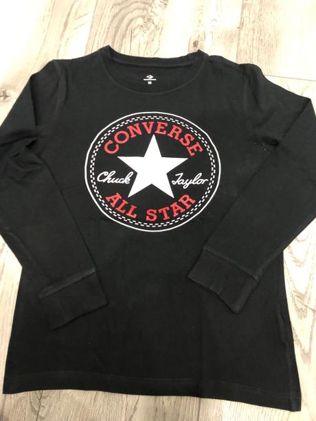 Converse cierne tricko s dlhym rukavom, converse,152